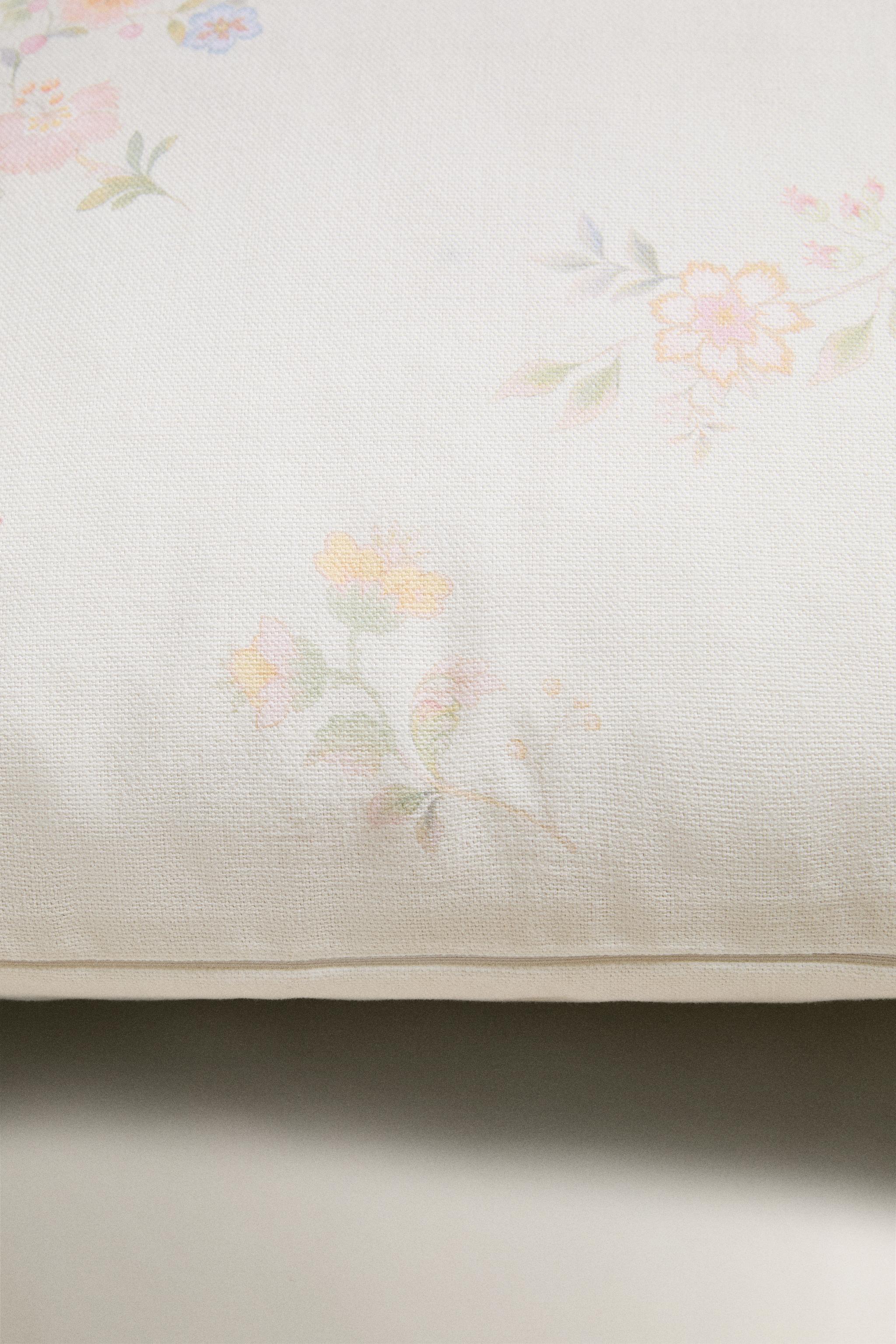 HOUSSE DE COUSSIN IMPRIMÉ FLORAL